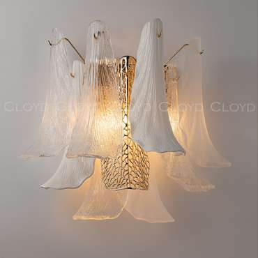 Бра Cloyd WASABI W3 / выс. 39 см - керамика - золото