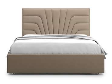 Кровать Premium Milana 160х200 коричневого цвета с подъемным механизмом