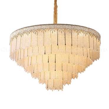 Подвесная люстра CONSONANCE C21 бело-золотого цвета