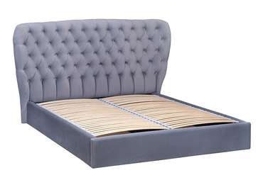 Кровать Arnett 180х200 серого цвета с подъемным механизмом