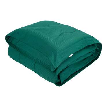 Одеяло Тиффани 195х220 темно-зеленого цвета