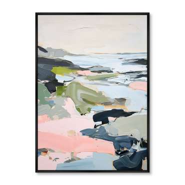 Репродукция картины Landscape collection, Sea bay in autumn, No 1, 2024г.