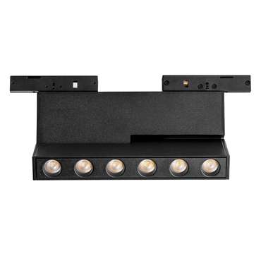 Светильник линейный поворотный 24V д/трека LINEA LED 6W 500LM 30G ЧЕРНЫЙ 3000K