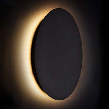 Настенный светильник Ring Led L 7636 (металл, цвет черный)