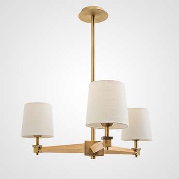 Люстра Jorgenson D70 White/Light wood
