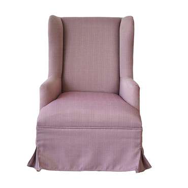 Кресло интерьерное розового цвета 