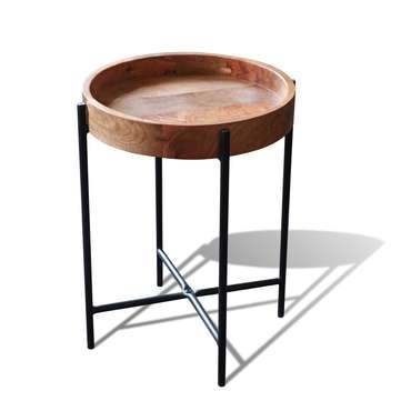 Кофейный столик Вималия коричневого цвета 