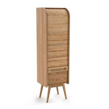 Шкаф со шторкой высокий Wapong бежевого цвета