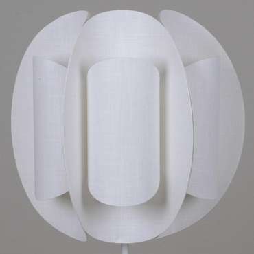 Торшер 00060-0.6-01 white (ткань, цвет белый)