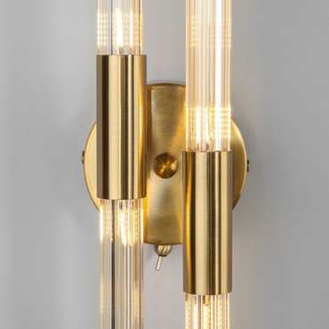 Настенный светильник со стеклянными плафонами 557/4 Sole