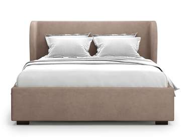 Кровать Tenno 140х200 коричневого цвета с подъемным механизмом 