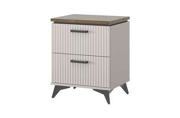 Прикроватная тумба Vinati цвета жемчуг