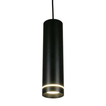 Подвесной светодиодный светильник Domenica черного цвета
