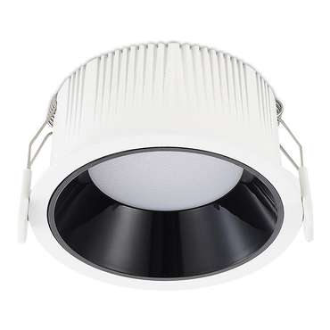 Св-к встр. Черный LED 1*12W 3000K 1 080Lm Ra80 120° IP20 D105xH50 100-240V Встраиваемые светильники