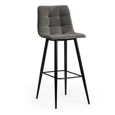 Комплект из двух барных стульев Chilly серого цвета