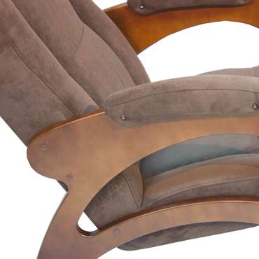 Кресло Аура коричневого цвета