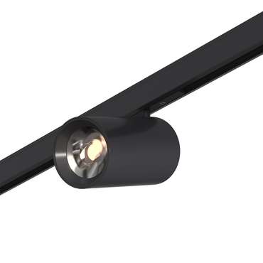 Магнитный трековый светильник Черный LED 1*9W 4000K 500Lm Ra&gt;90 36° IP20 D45xH63 24V SUPER5
