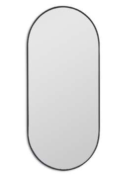 Настенное зеркало Kapsel S в раме черного цвета