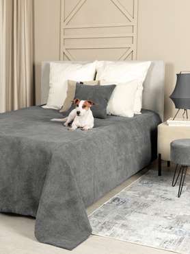 Покрывало Duo Citus 230x240 графитового цвета
