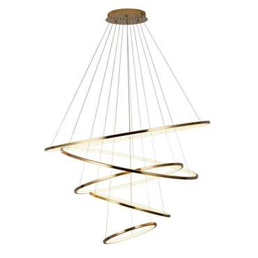 Подвесной светильник Ring 10015/5 (металл, цвет золото)