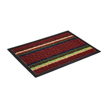 Придверный коврик Comfort 40х60 красного цвета