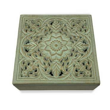 Шкатулка Mandala Деревянный MDF (20 x 7 x 20 cm)