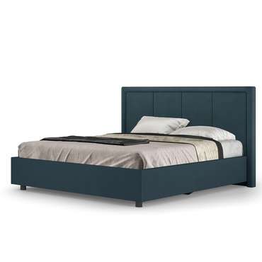 Кровать-8М 180х200 сине-зеленого цвета с подъёмным основанием 