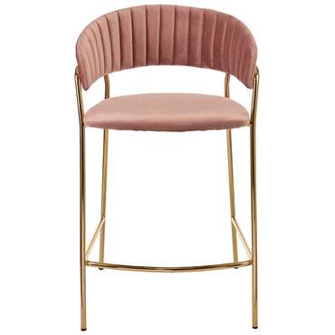 Полубарный стул Turin пудрового цвета