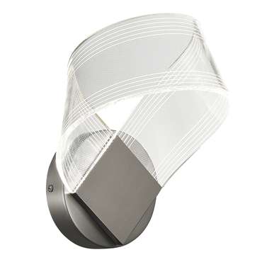 Светильник настенный ST-Luce Никель/Прозрачный LED 1*4W 4000K FAIRY