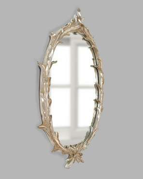 Зеркало Буа в серебристой раме