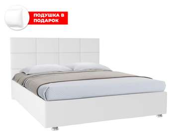Кровать Ларди 160х200 белого цвета с подъемным механизмом