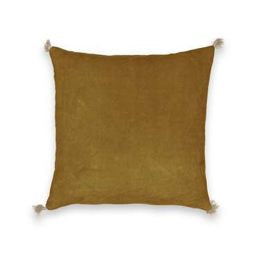 Чехол на подушку велюровый Cacolet коричневого цвета