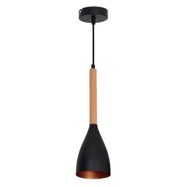 Подвесной светильник Muza черно-бежевого цвета