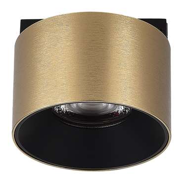 Магнитный трековый светильник Латунь LED 1*5W 4000K 350Lm Ra&gt;90 36° IP20 D60xH38 24V SUPER5