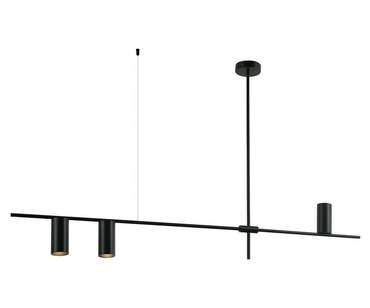 Люстра Рия черный w126*6 h85/55/45 GU10 3*10W