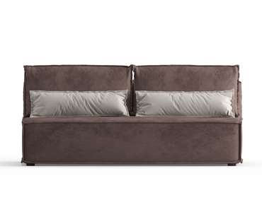 Диван-кровать Ли Рой Лайт в обивке из велюра коричневого цвета