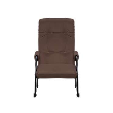 Кресло-качалка Модель 67 коричневого цвета