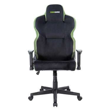 Игровое компьютерное кресло Unit Fabric Upgrade черно-зеленого цвета