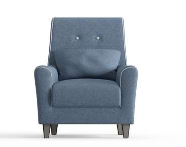Кресло Мерлин синего цвета