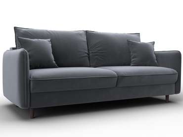 Диван-кровать Лига-064 серого цвета