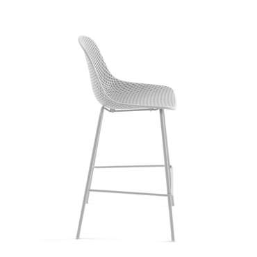 Барный стул Quinby White белого цвета