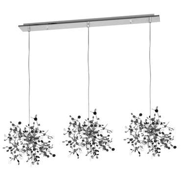 Подвес тройной линейный EXTRA 3x3x5W(led) G9  (721134 - 3 + 572124 -1) ХРОМ