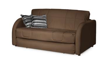 Диван-кровать Гламур коричневого цвета