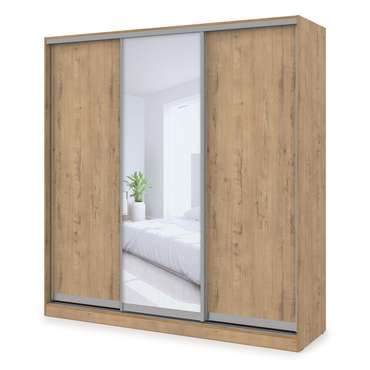 Шкаф-купе Comfort 24.7 коричневого цвета