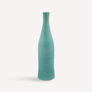 Настольная ваза Paint Bottle голубого цвета