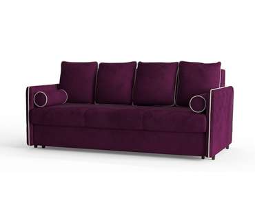 Диван-кровать Адмирал в обивке из велюра фиолетового цвета 