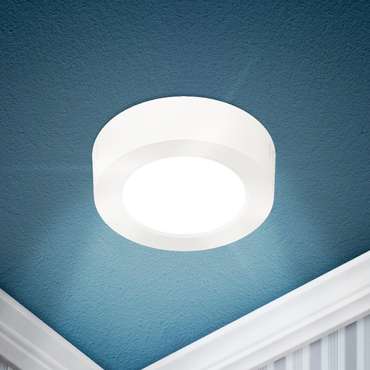 Накладной светильник LED 19 Б0057431 (пластик, цвет белый)
