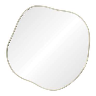 Набор из трех зеркал Organic Panno серебряного цвета