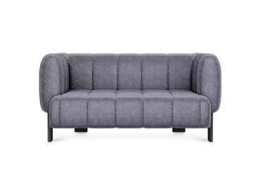 Диван Cassis М темно-серого цвета с черными ножками
