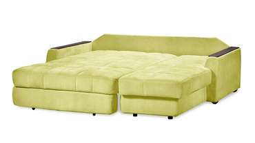 Угловой диван-кровать Гадар S горчичного цвета 
